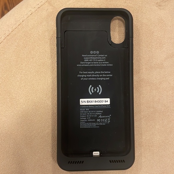 Alpatronix battery iPhone 10 case - Picture 3 of 5